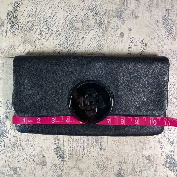Ted Baker black leather clutch bag - Picture 13 of 13